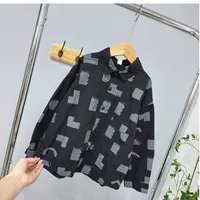 76680高端专享春秋款印花衬衫黑色(蒂萨)