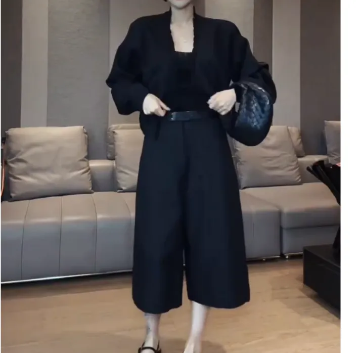 2025春季新款网红同款洋气气质韩版潮流外套裤子女漂亮仙21