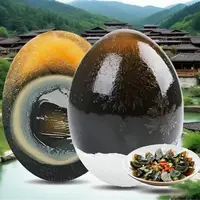 【买10个送10个】稻田散养麻鸭蛋皮蛋溏心蛋无铅工艺破损包赔40-50g