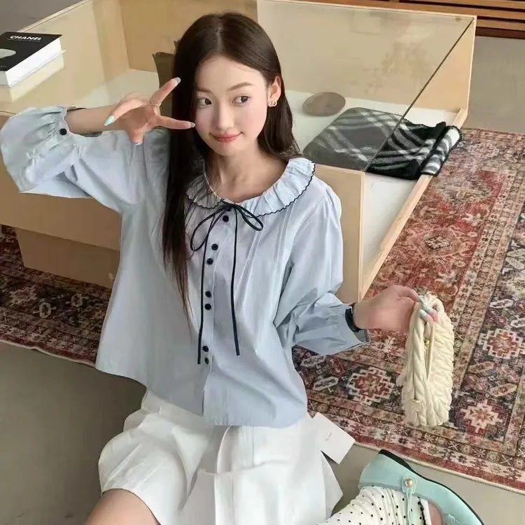 【001-100】上新 秋季百搭显白显瘦衬衫女集合链接