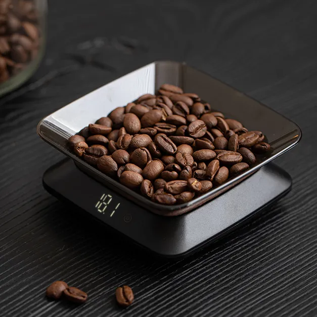 小型胡桃木茶叶称茶则电子称量茶称茶器家用厨房咖啡豆数字克称