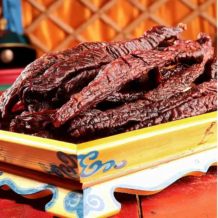 内蒙古特产风干碳烤牛肉干8成干