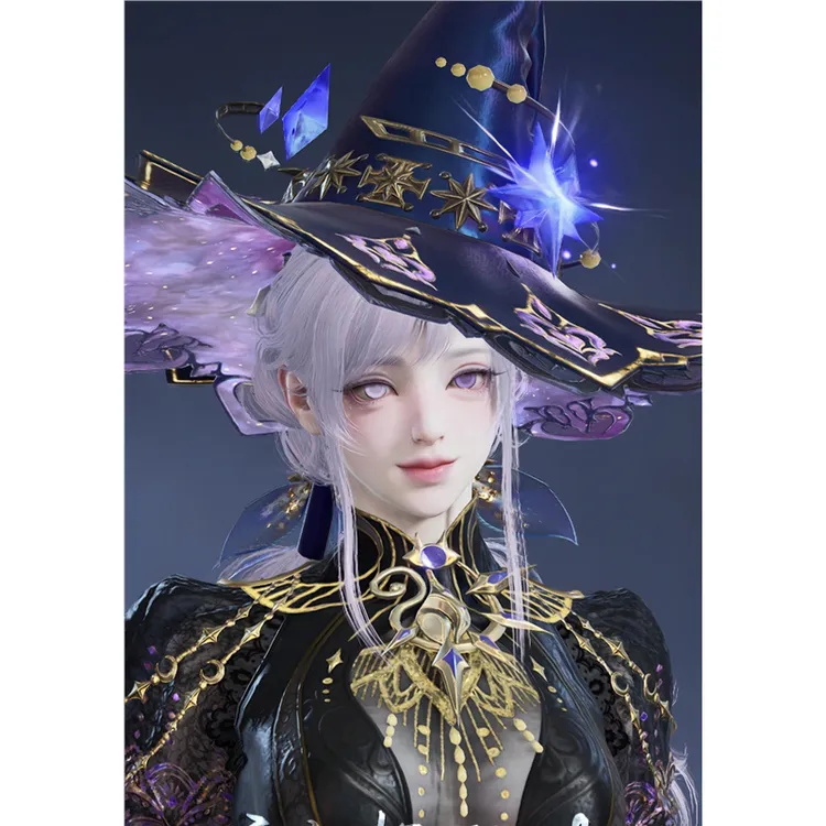 国服 永劫无间捏脸数据 女脸型 沈妙 星辉魔女包