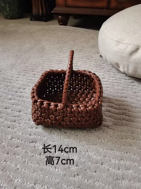 手工编织创意手提篮杂物篮糖果篮水果篮篮子