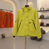 男女同款秋冬防风户外连帽冲锋衣夹克kk222