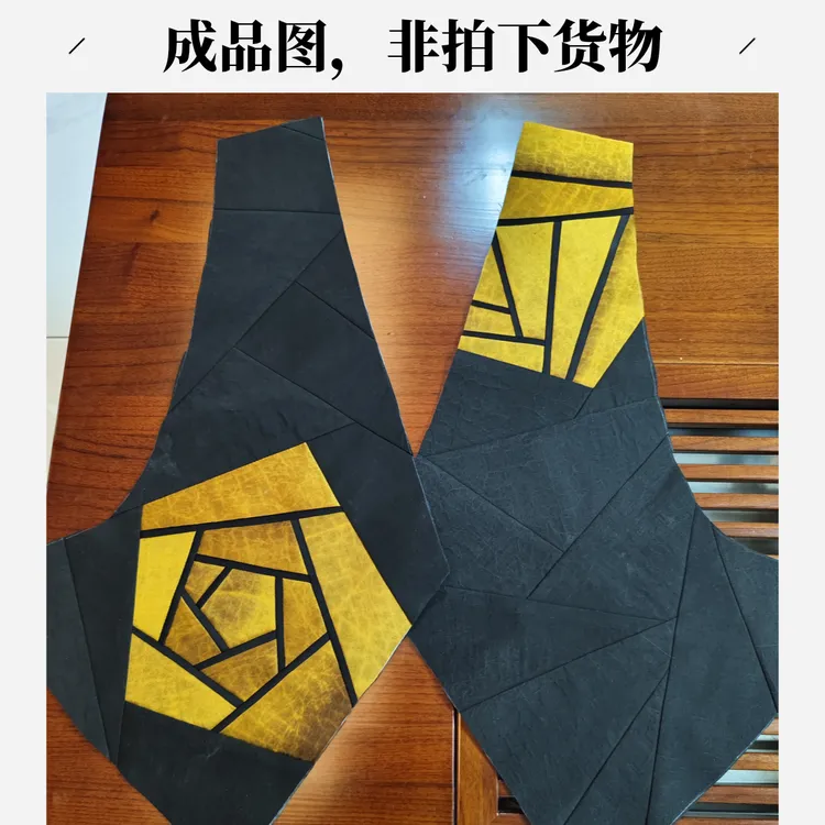样板！！！香云纱拼接玫瑰花马甲样板（是样板不是成品）