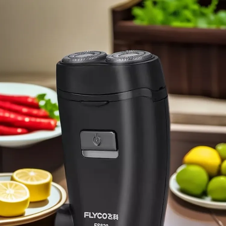 剃须双刀头增白器爸爸款剃须刀水洗修剪器便捷刮胡子刀充电式