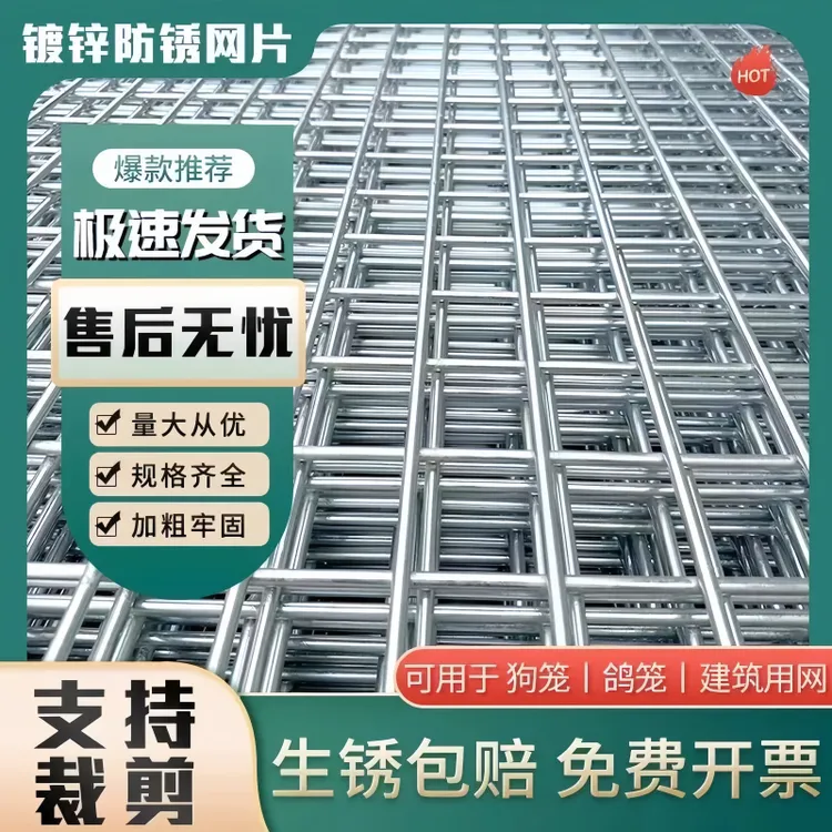 镀锌网片鸡笼狗笼鸽子笼铁丝网围栏网鸽舍地网狗笼底网小孔养殖网