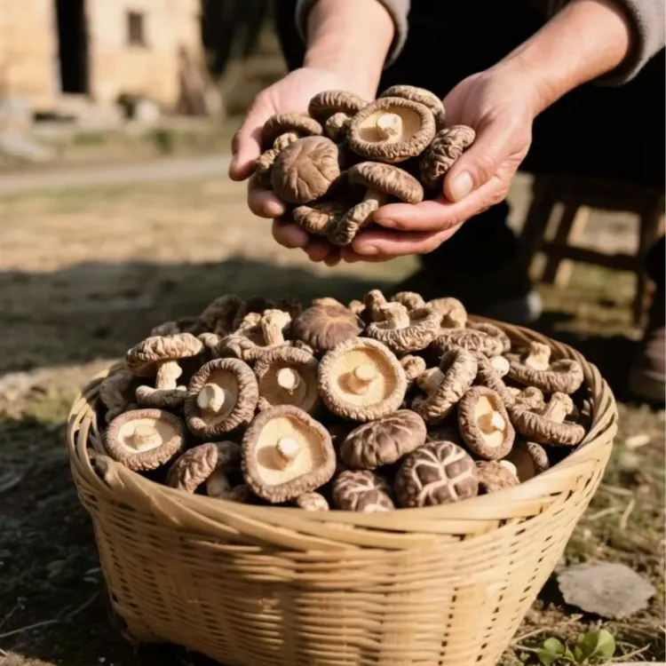 香菇干货农家特产干香菇新货精选无根特产包邮