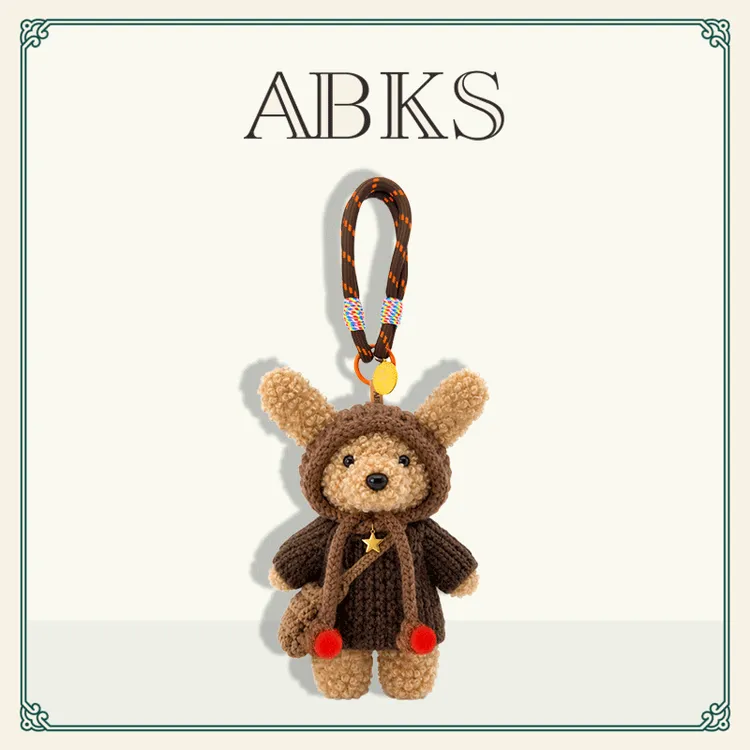 ABKS星兜兜原创手工包包挂件玩偶公仔高级小众奢侈品毛绒挂件0003商品图