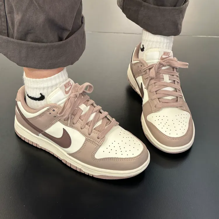 双旦礼NIKE耐克女子W dunk Low豆沙紫时尚休闲板鞋DD1503-125