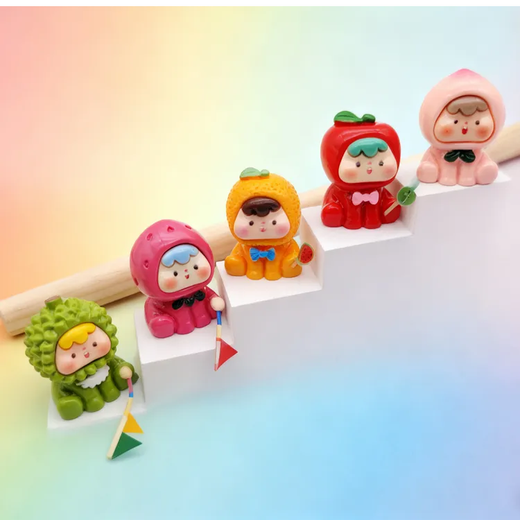 水果崽崽卡通可爱水果饰品盲袋盲盒儿童玩具桌面小摆件