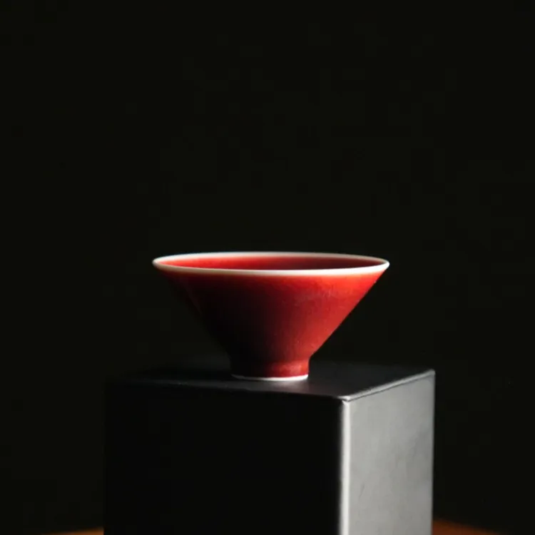 长相思郎红斗笠杯上班族单人茶具