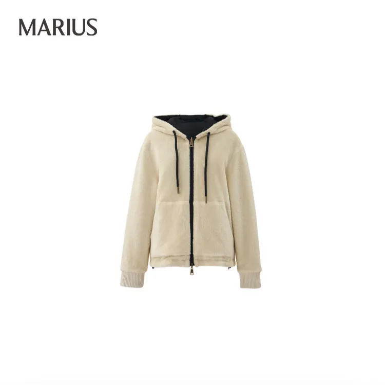 MARIUS-M-经典双面泰迪外套/空气裤