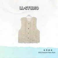 妙兮·LL秋季新款时尚减龄气质设计款两面穿马甲外套*20252711