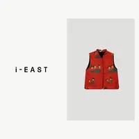 i-EAST 吹笛子的小仕女~新中式小糖人马甲外套-4D GF5085