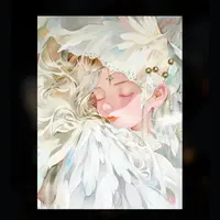 【拆盒】白境艺社 倾世系列手绘卡盲盒（代拆）