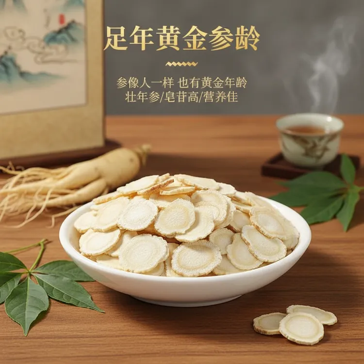 正宗长白山西洋参切片 足龄参 微苦回甘可泡水煲汤2商品图