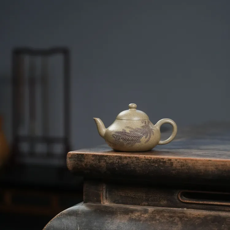 无名之砂【梨形】精挑芝麻段泥丨宜兴紫砂壶高端茶器茶具