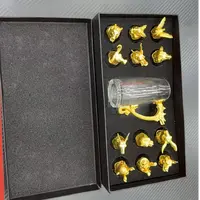 十二生肖精致带分酒器酒杯