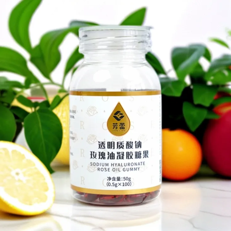 芳蕾平阴重瓣红玫瑰精油胶囊含透明质酸钠玫瑰油凝胶糖果