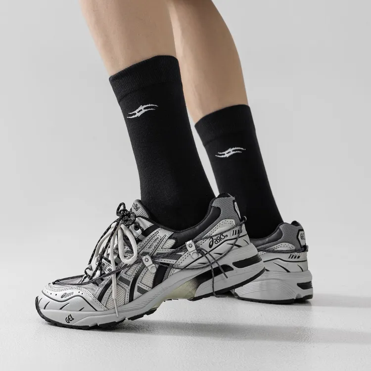 IGNOTUSOCULUS未知之眼冰感棉春夏提花平针棉袜情侣中长筒薄袜男