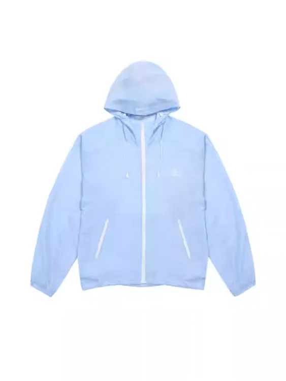 DMC CREATE小众条纹连帽刺绣机能薄款外套慵懒感轻薄透气防晒衣韩