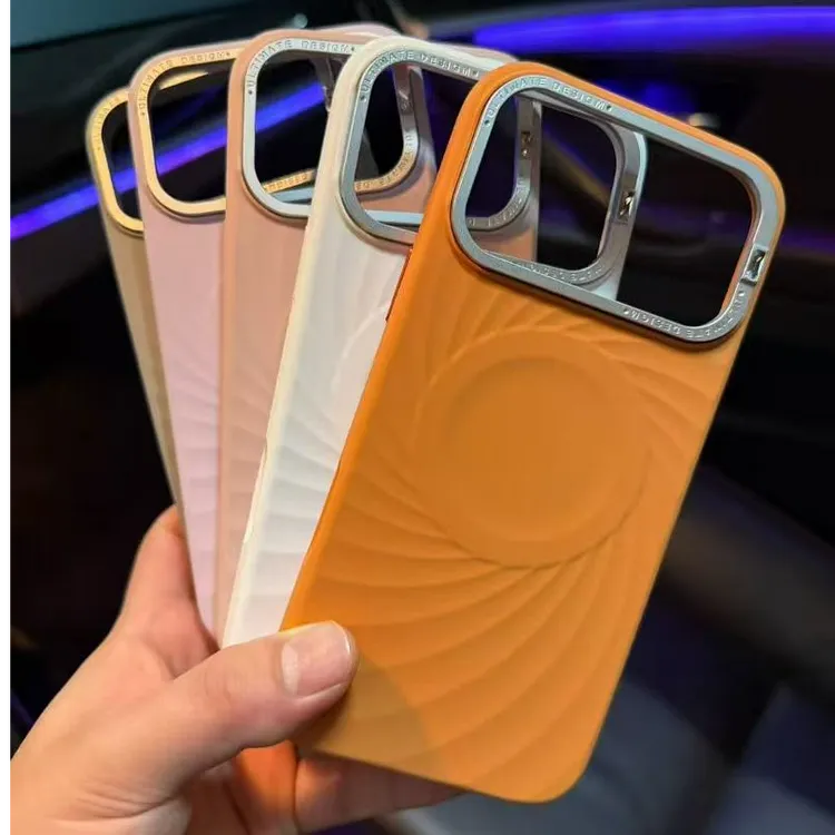 殻舞适用于苹果17ProMax防摔液态硅胶手机壳16promax软壳橙