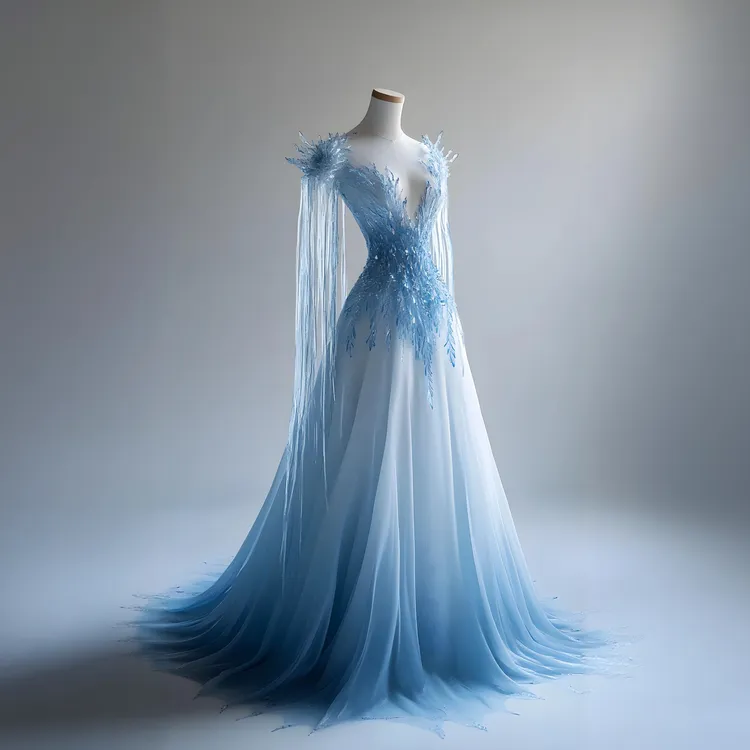 【壹帆】拖尾表演服晚礼服