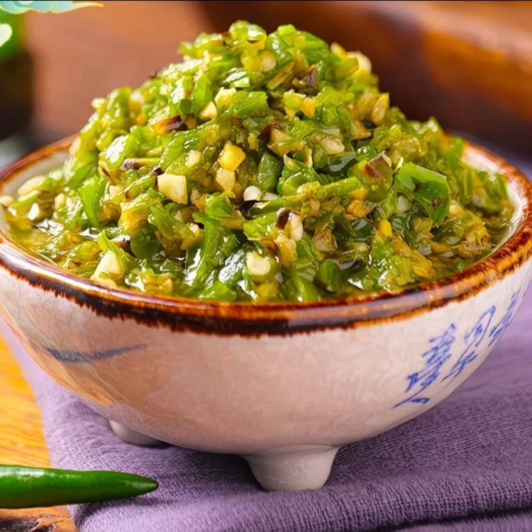 农家自制烧椒酱爽口下饭菜香辣拌面拌饭四川特产剁椒辣酱