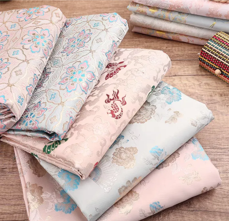 新款古装汉服布料民族服装旗袍唐装面料中国风礼服伴娘装服装面料