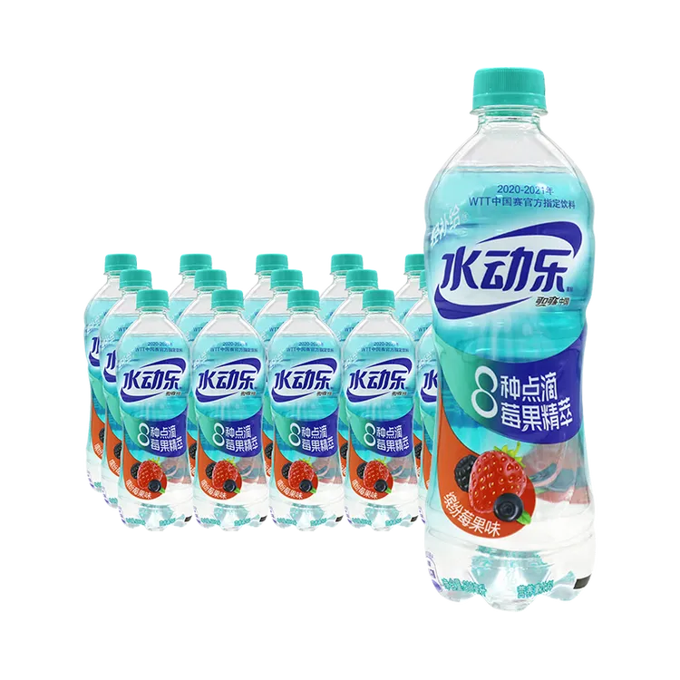 可口可乐电解质饮品水动乐夏日饮料柠檬味莓果味600ml*15瓶 整箱