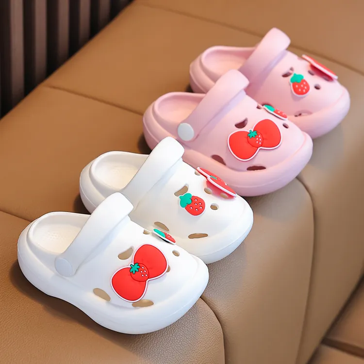 儿童凉拖鞋夏季可爱防滑外穿洞洞鞋软底室内婴幼儿宝宝男女童包头