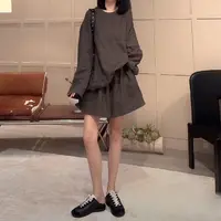 ZUOXIAOQI【清货】休闲茉莉慵懒抽绳麻料套42（衣长78-79/裤长40-43）