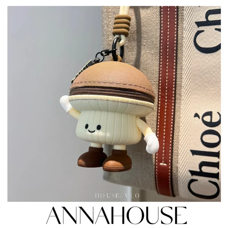 ANNAHOUSE蔬菜系列迷你收纳包呆萌零钱包小男孩女生创意挂件ZW