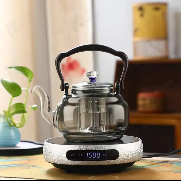 烧水陶炉电陶炉节能玻璃壶轻触控制煮茶15档茶具家用