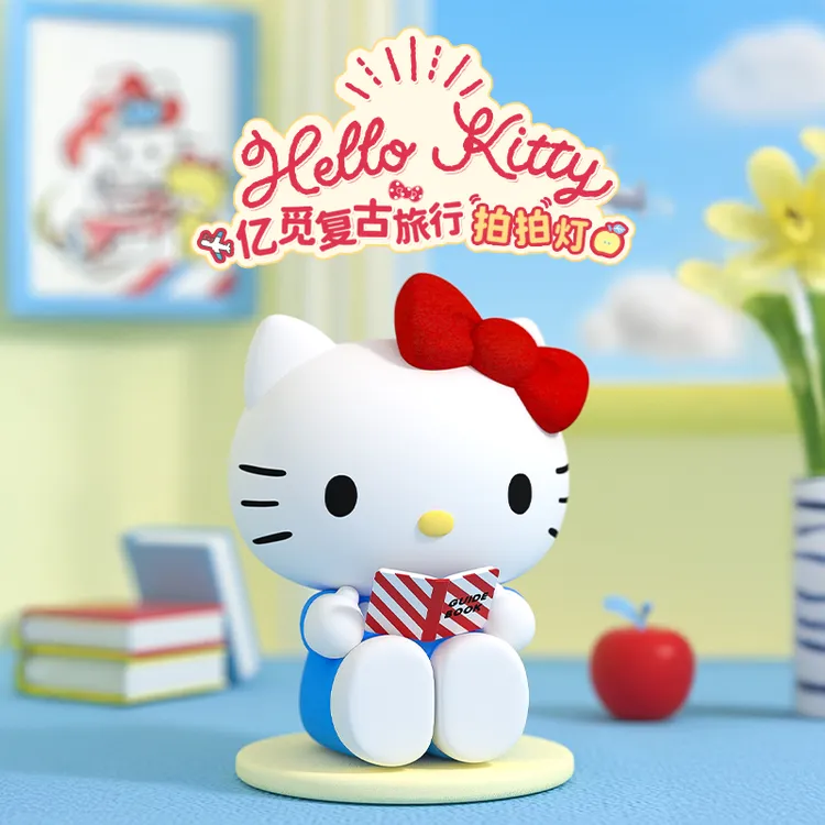 亿觅HelloKitty复古造型小夜灯氛围感拍拍灯礼物送女生