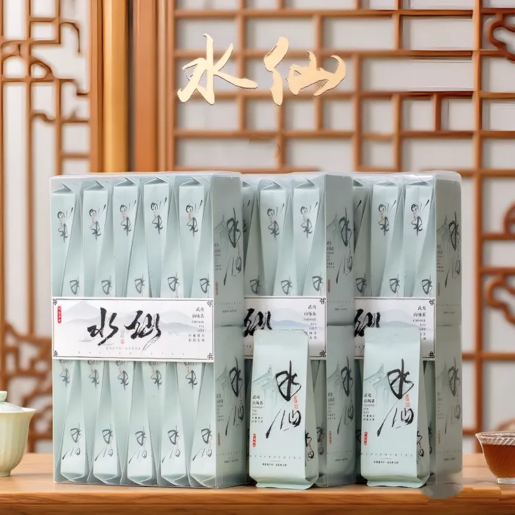 水仙茶叶老枞水仙花香武夷岩茶浓香型大红袍茶茄子花武夷山茶叶