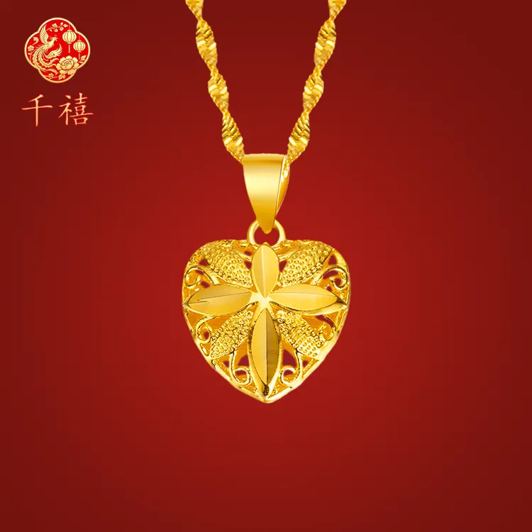 【千禧精品】女士爆款轻奢镂空四叶草项链时尚百搭长短可调节商品图