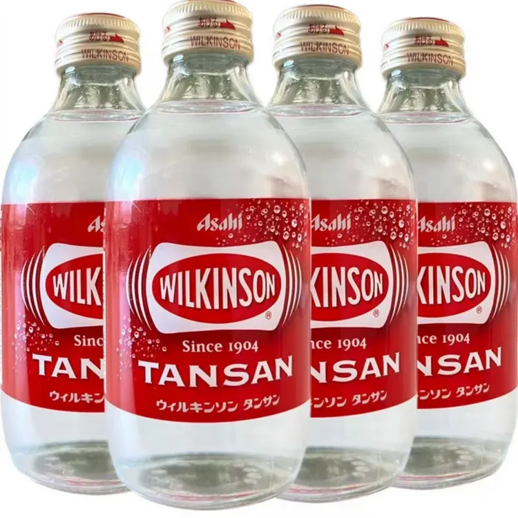日本朝日Wilkinson原味劲爽强碳酸饮料300ml/玻璃瓶装批发碳酸水