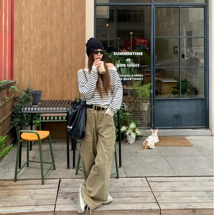 2025早秋新款时尚套装气质显瘦洋气休闲百搭性感辣妹外出长袖上衣