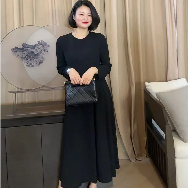 TANTAN 显瘦气质百搭中长款连衣裙XD 2474