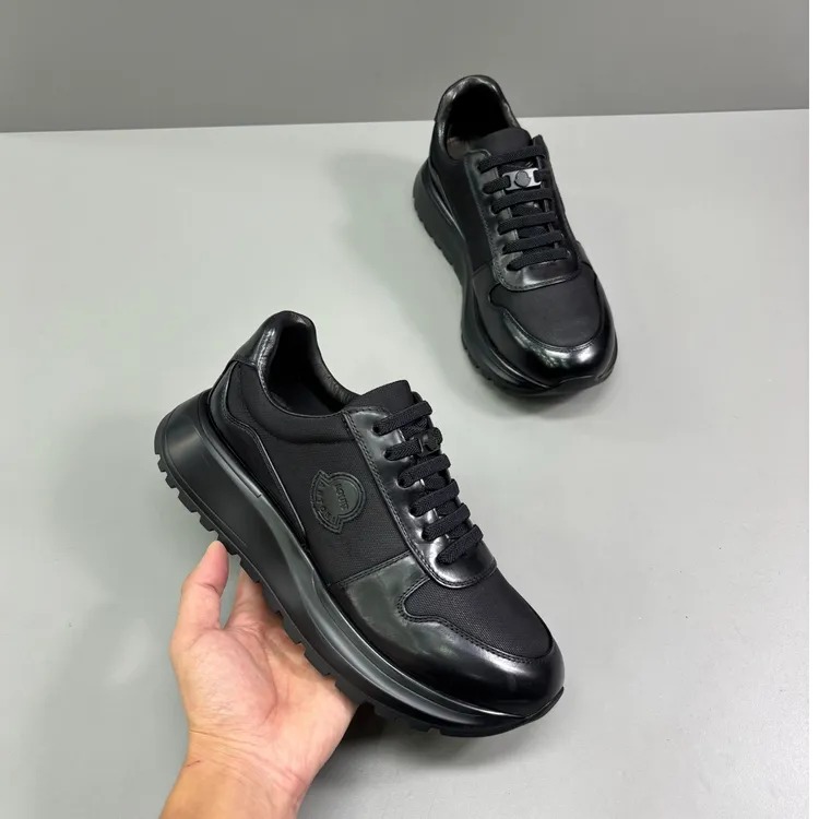 广州胎牛皮配布旋转扣休闲商务时尚百搭男鞋舒适