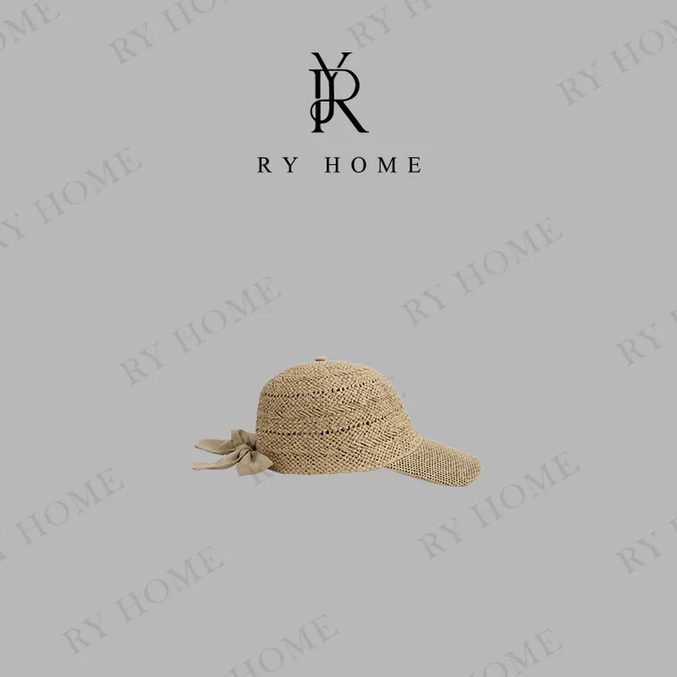 【容雨RYHOME】魔术贴飘带纸草棒球帽251MZ1117