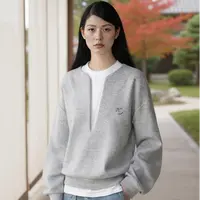 COMMMON VALUE「 禅 Pāra 」禅意廓形卫衣 新中式峡谷领上衣
