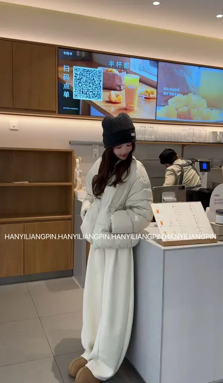 【面包服】韩版95白鸭绒羽绒服