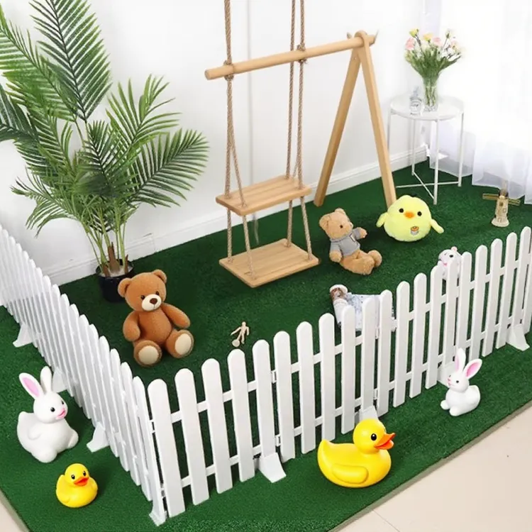 隔离防护PVC塑料栅栏围栏室内分区宠物儿童安全防撞围挡