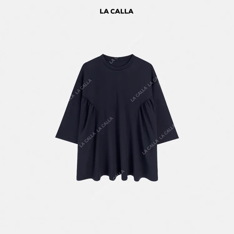 LA CALLA东京双褶结构前娃娃衫YY-AT5726