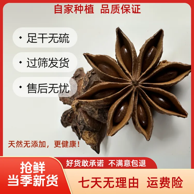 【老树秋八角 无硫】 广西正宗八角干货家用五香调料去腥增香底料