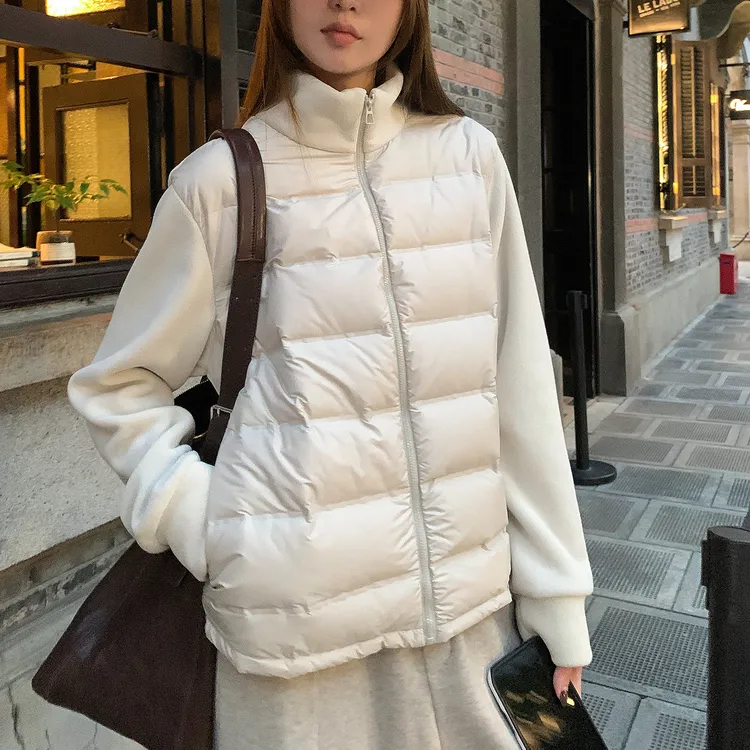 2025新款运动轻便轻羽绒外女爆款显瘦轻薄白鸭绒保暖秋冬款修身